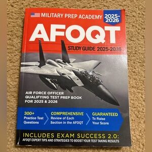 AFOQT military prep academy study book